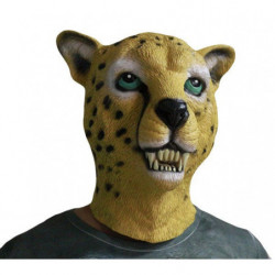 Leopard und Schneeleopard Maske