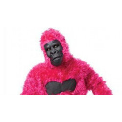 Gorilla Affenkostüm Pink