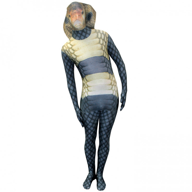 King Cobra Morphsuit Kobra Kostüme für Erwachsenen