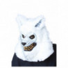 Weisser Werwolf Halloween Ani-Motion Maske 