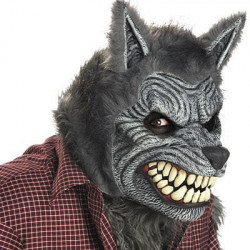 Ani Motion Horror Maske Werwolf