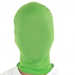 morph Maske grün  - Morphsuit Maske