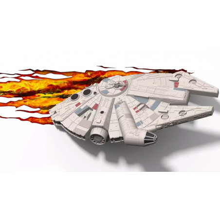 3D Star Wars Millenium Falcon Wandleuchte