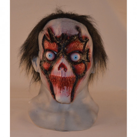 Totenkopf Maske mit haaren
