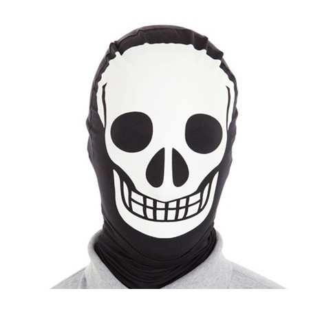 Morph Maske Skelett Totenkopf Morphsuit Maske