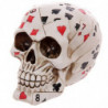 Poker Schädel - Totenkopf mit Spielkarten