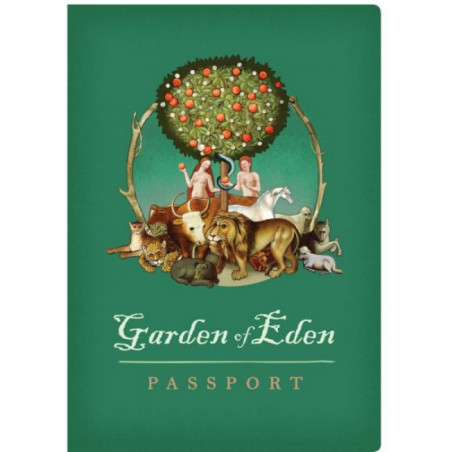 Garten Eden Reisepass Notizbuch Reiseführer