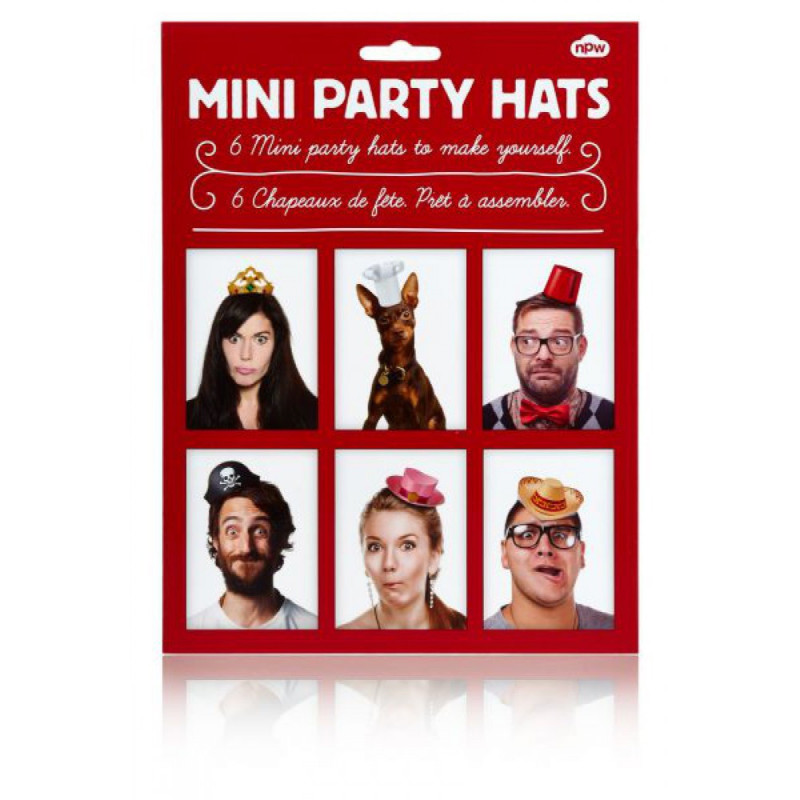 Mini Party Hüte zum Selber basteln