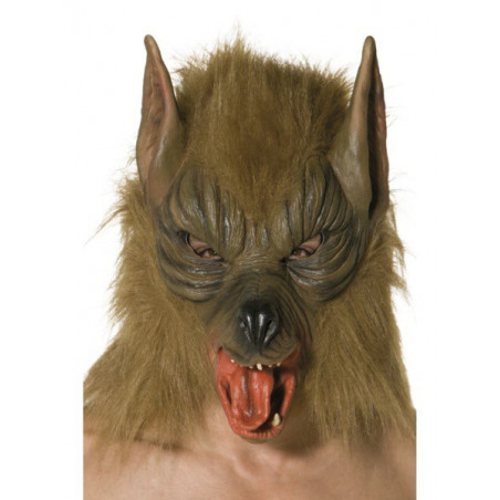 Werwolf Maske Braun