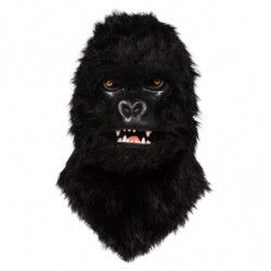 Gorilla Maske mit beweglichem Maul