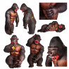 Aufblasbares Gorilla Kostüm für Kinder