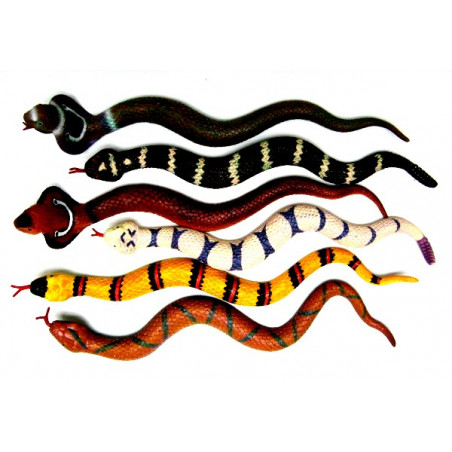 Realistische Gummi-Schlangen 38 cm