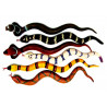 Realistische Gummi-Schlangen 38 cm