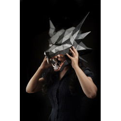 Werwolf-Maske Papercraft