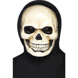 Totenkopf Maske aus Kunststoff 
