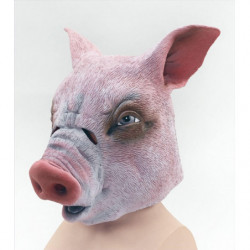 Schweinemaske Sau Ferkel Maske Tiermaske