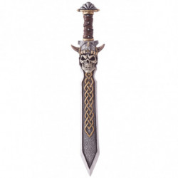 Barbaren Vikinger Krieger Schild mit Schwert