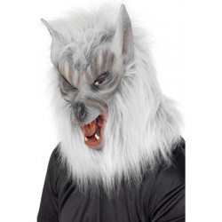 Werwolf Maske Grau